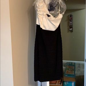 Black and white dress